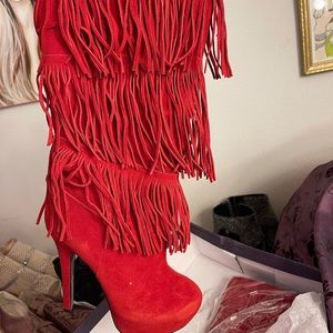 NEW MOJO MOXY RED FRINGE